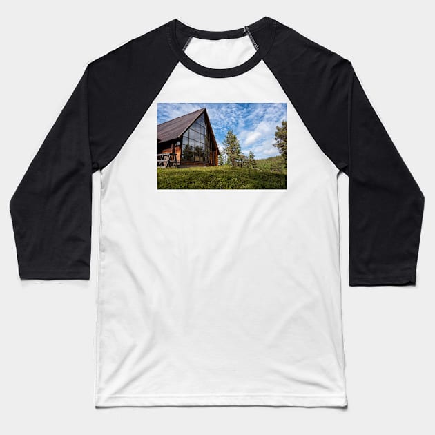 The Church of the Forest Baseball T-Shirt by krepsher